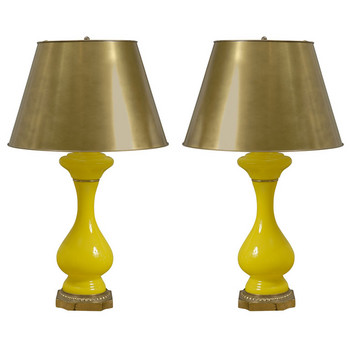 x2abp219916yeloowglasslamps pieces